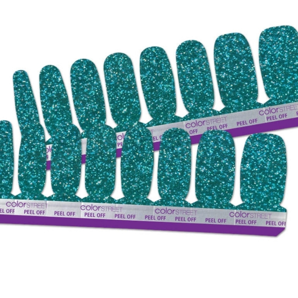 Color Street Nail Strips Teal We Meet Again (retired)